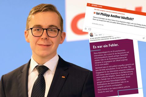 CDU-Bundestagsabgeordneter Philipp Amthor; Screenshots