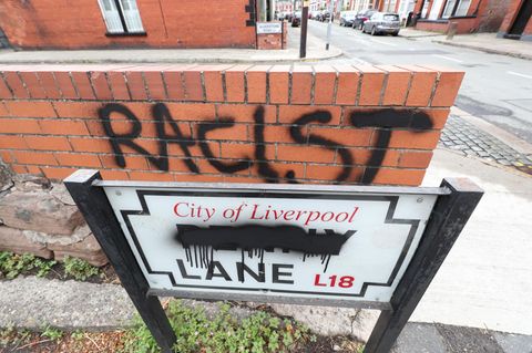 Penny Lane in Liverpool