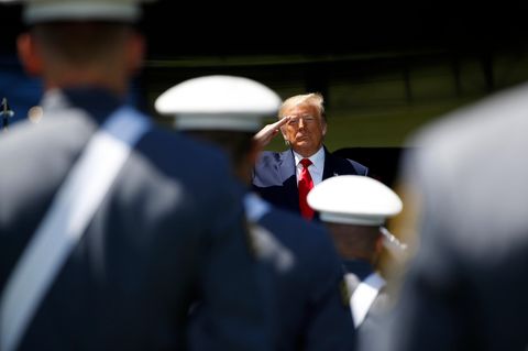 Donald Trump in West Point