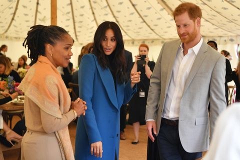 Doria Ragland mit Meghan und Harry