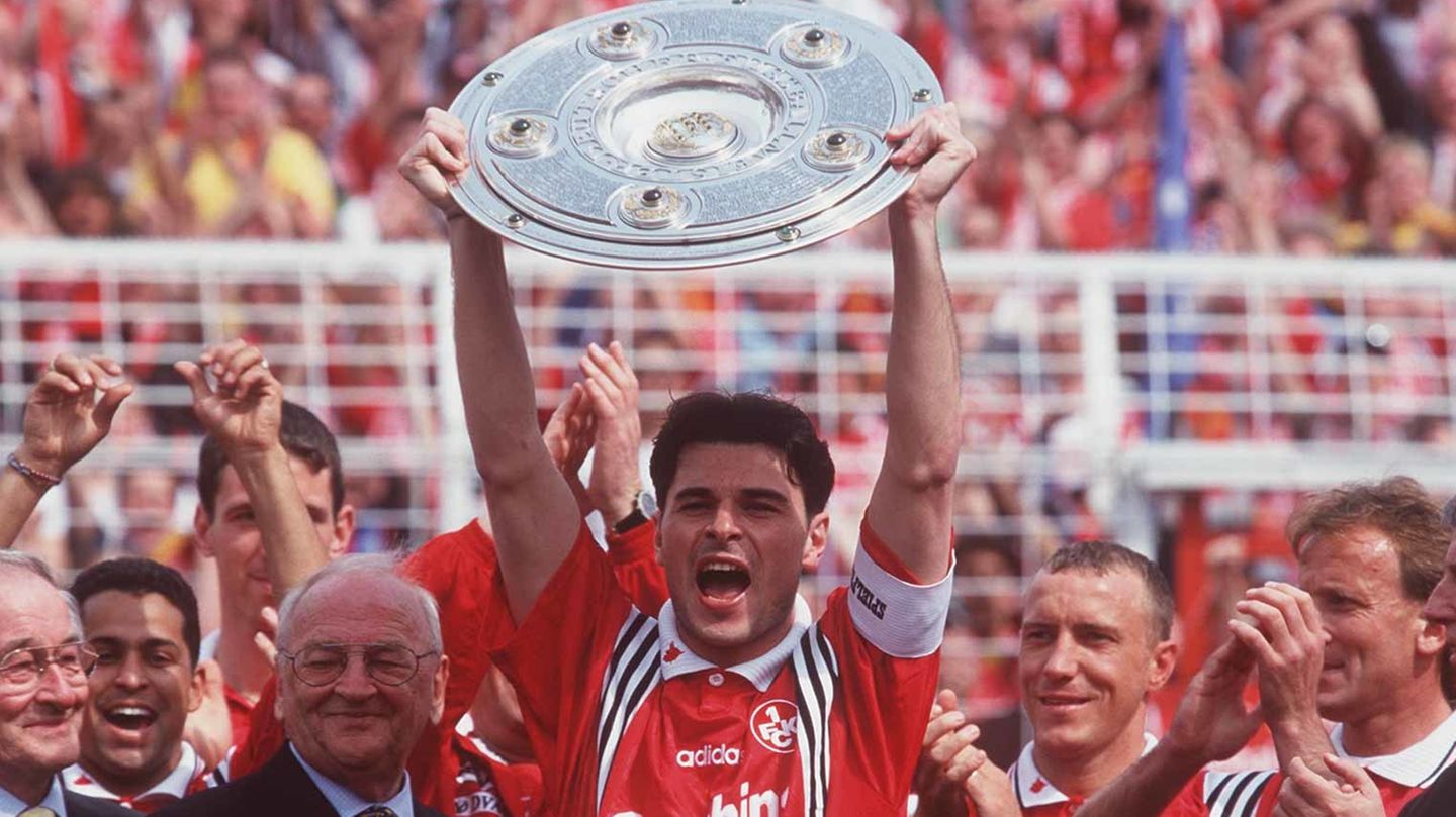 Kaiserslautern feiert die Meisterschaft 1998