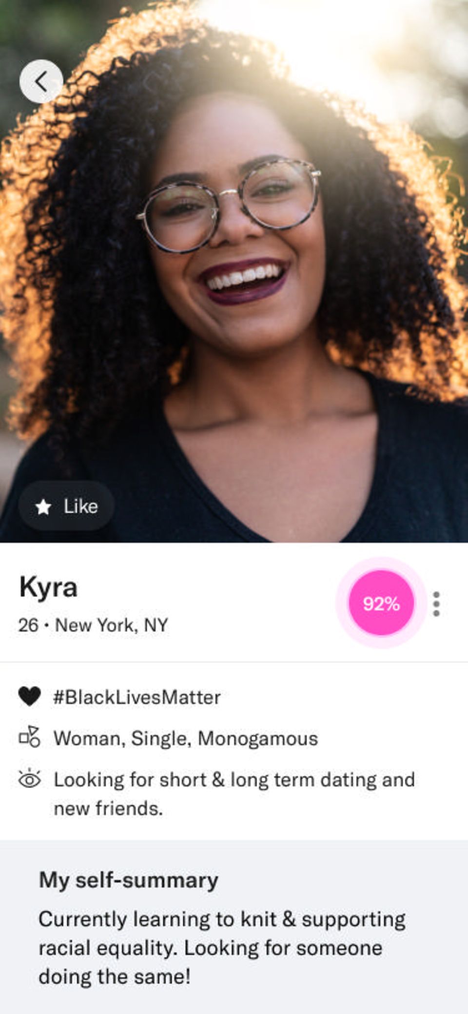 Profil auf OkCupid Profil auf OkCupid