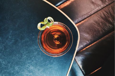 Eine Melange aus Rum, Zucker und Verjus: Der El Rey Cocktail aus der Luft