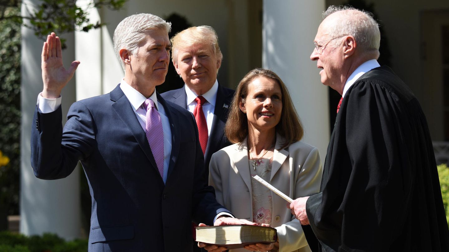 Neil Gorsuch wurde im April 2017 von Trump an den Obersten Gerichtshof berufen