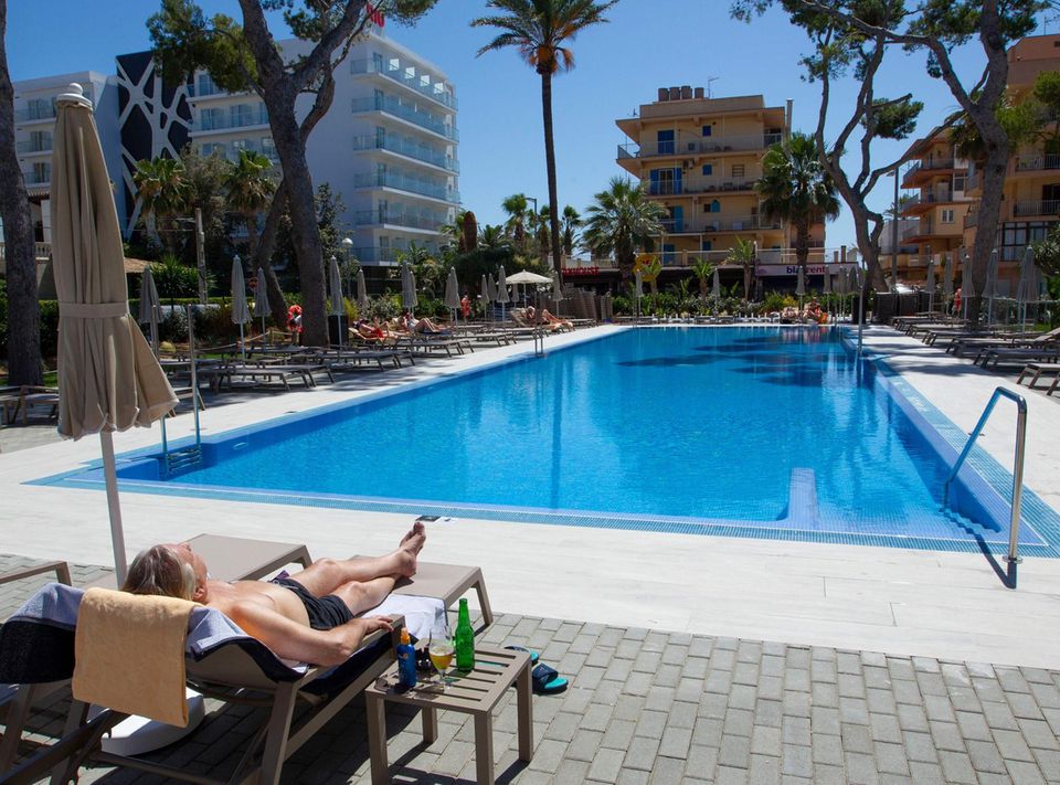 Hier muss keiner mit dem Handtuch die Liege am Pool reservieren: das Riu Concordia Hotel in Palma de Mallorca