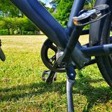 Ohne Mittelmotor kann der Ständer zentral angeordnet werden. 