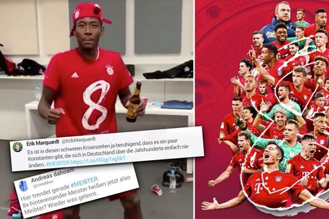 Bayern sind "Corona-Meister" – Hashtag der Münchner sorgt für Spott