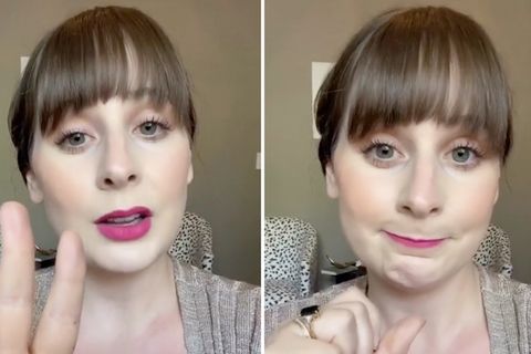Auf Tiktok kursiert eine neue Challenge: “Put a finger down – female reality style”.