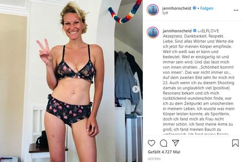 Janni Hönscheid über Selbstliebe