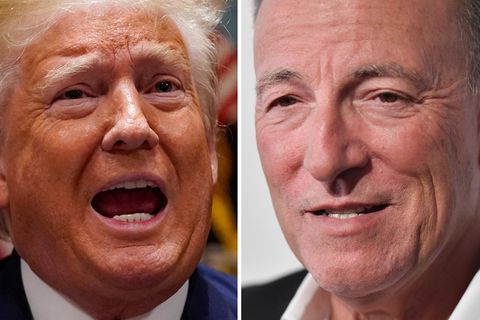 US-Präsident Donald Trump (l.) und Rocklegende Bruce Springsteen