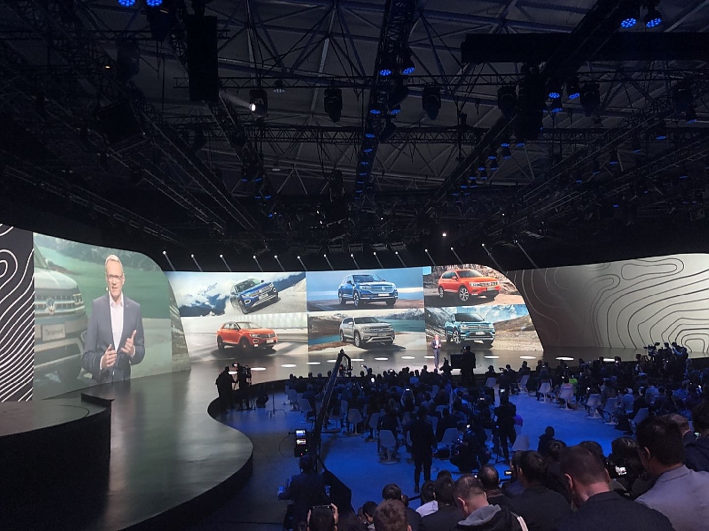 VW Brand SUV Night Shanghai 2019
