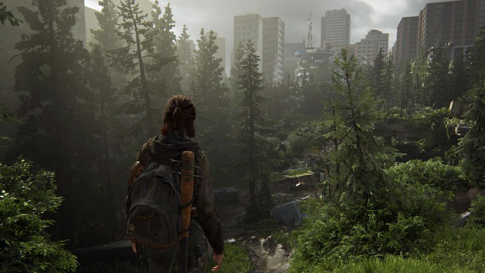 Überreste der Zivilisation in "The Last of Us 2" strahlen eine melancholische Stimmung aus