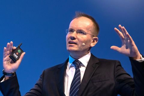 Wirecard-Chef Markus Braun spricht auf der Hauptversammlung 2019