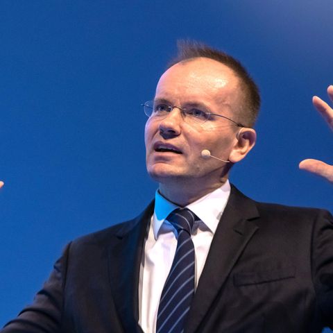 Wirecard-Chef Markus Braun spricht auf der Hauptversammlung 2019