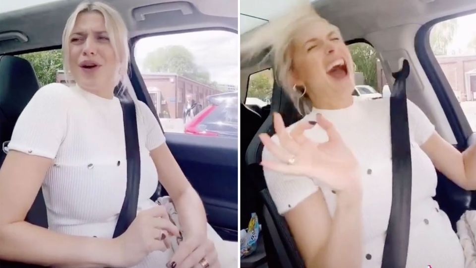 Lena Gercke trollt Freund Dustin in lustigem Tiktok-Video Lena Gercke trollt Freund Dustin in lustigem Tiktok-Video
