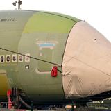 Fest verpackt: Die Frontpartei aus dem französischen Werk in Saint-Nazaire