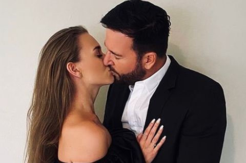 Sie liebt den Wendler: Das Hochzeitsfoto von Laura und Michael Norberg