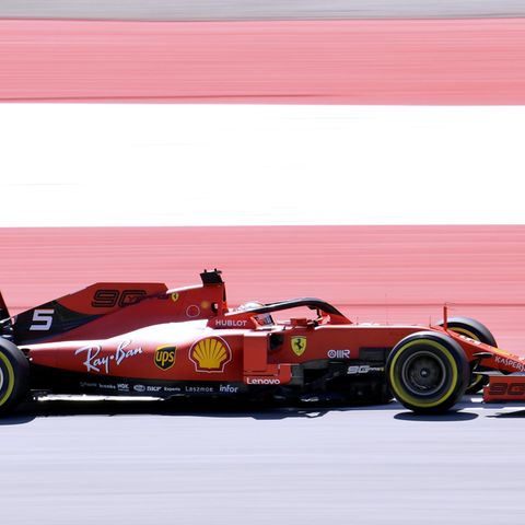 Sebastian Vettel beim Formel-1-Rennen in Österreich 2019