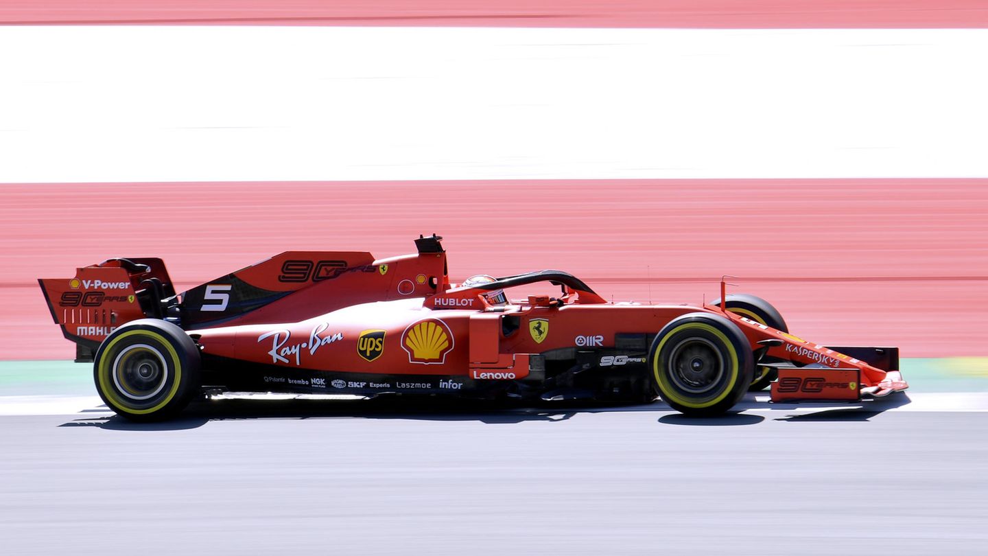 Sebastian Vettel beim Formel-1-Rennen in Österreich 2019