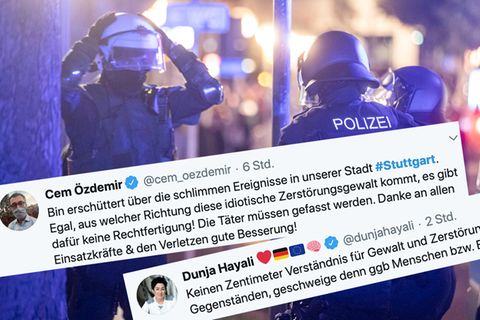 Stuttgart: Twitter-Reaktionen zur Gewaltnacht