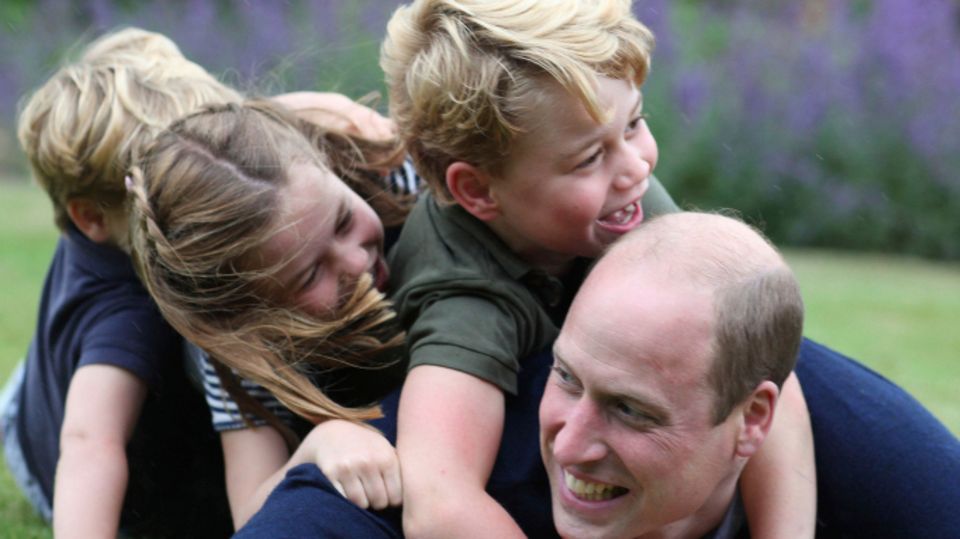 Königliches Geburtstagsgetobe – Neue Schnappschüsse von Prinz William mit seinen Kindern