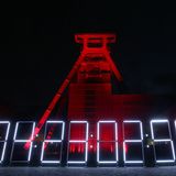 Nordrhein-Westfalen, Essen: Förderturm auf dem Gelände der Zeche Zollverein