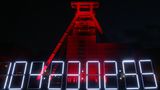 Nordrhein-Westfalen, Essen: Förderturm auf dem Gelände der Zeche Zollverein