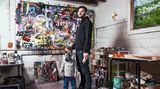 Galen Malcolm mit seinem Sohn