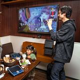 Takeshi Masuma mit seiner Tochter