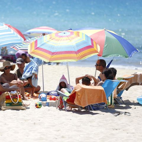 Am Strand von El Arenal auf Mallorca