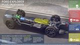 Der Antriebsstrang des Ford Explorer PHEV im Röntgenblick