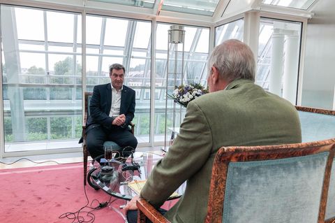 Markus Söder bei "Wickert trifft"