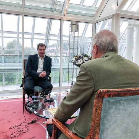 Markus Söder bei "Wickert trifft"