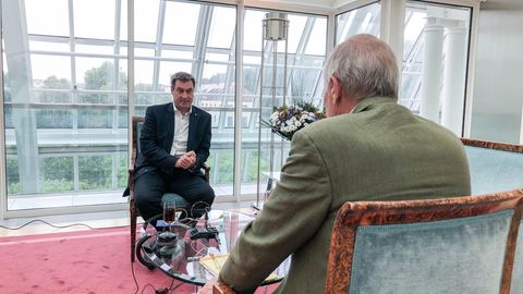Markus Söder bei "Wickert trifft"