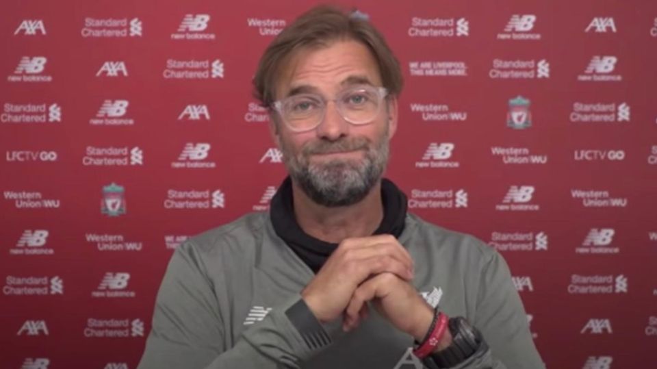 Pressekonferenz mit Jürgen Klopp