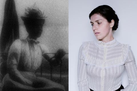 Links: rechts: Urgroßtante Linda; Annalisa Natali Murri