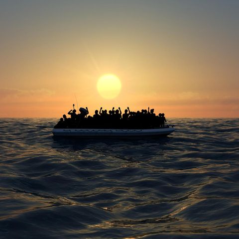 Flüchtlingsboot