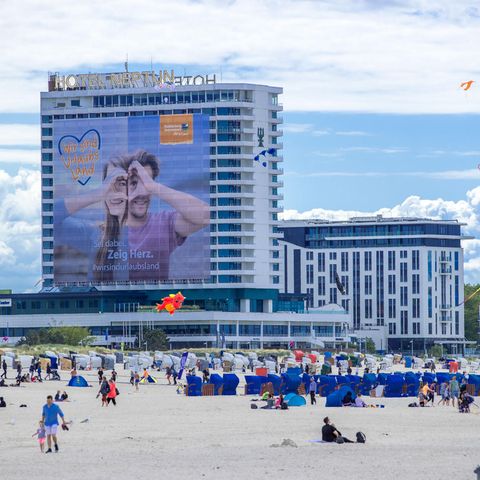 Das Hotel Neptun in Warnemünde, Mecklenburg-Vorpommern