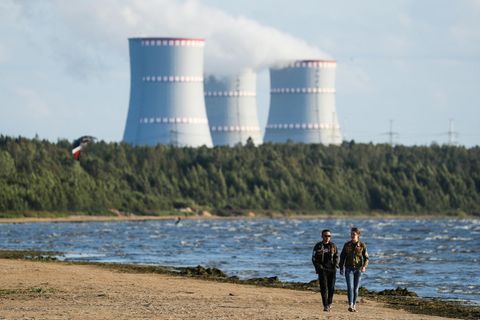 Das Atomkraftwerk Leningrad in Russland