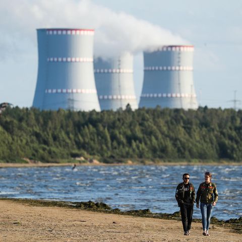 Das Atomkraftwerk Leningrad in Russland