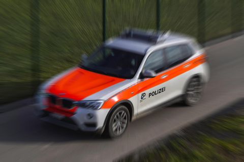 Schweizer Polizeifahrzeug