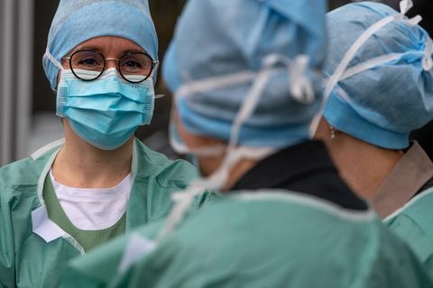 Masken sollen die Ansteckung mit Corona verhindern
