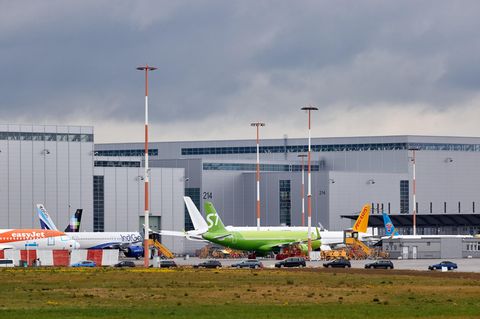 Airbus-Werk in Hamburg-Finkenwerder