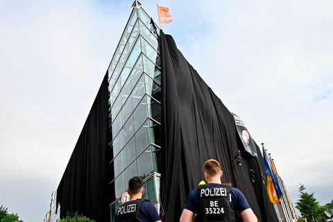 Anti-Kohle-Protest von Greenpeace auf CDU-Zentrale