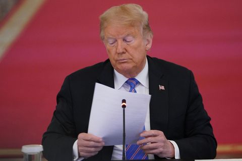 US-Präsident Donald Trump hat sich via Twitter zu Berichten geäußert, Russland habe Kopfgeld auf US-Soldaten in Afghanistan ausgesetzt (Archivbild)