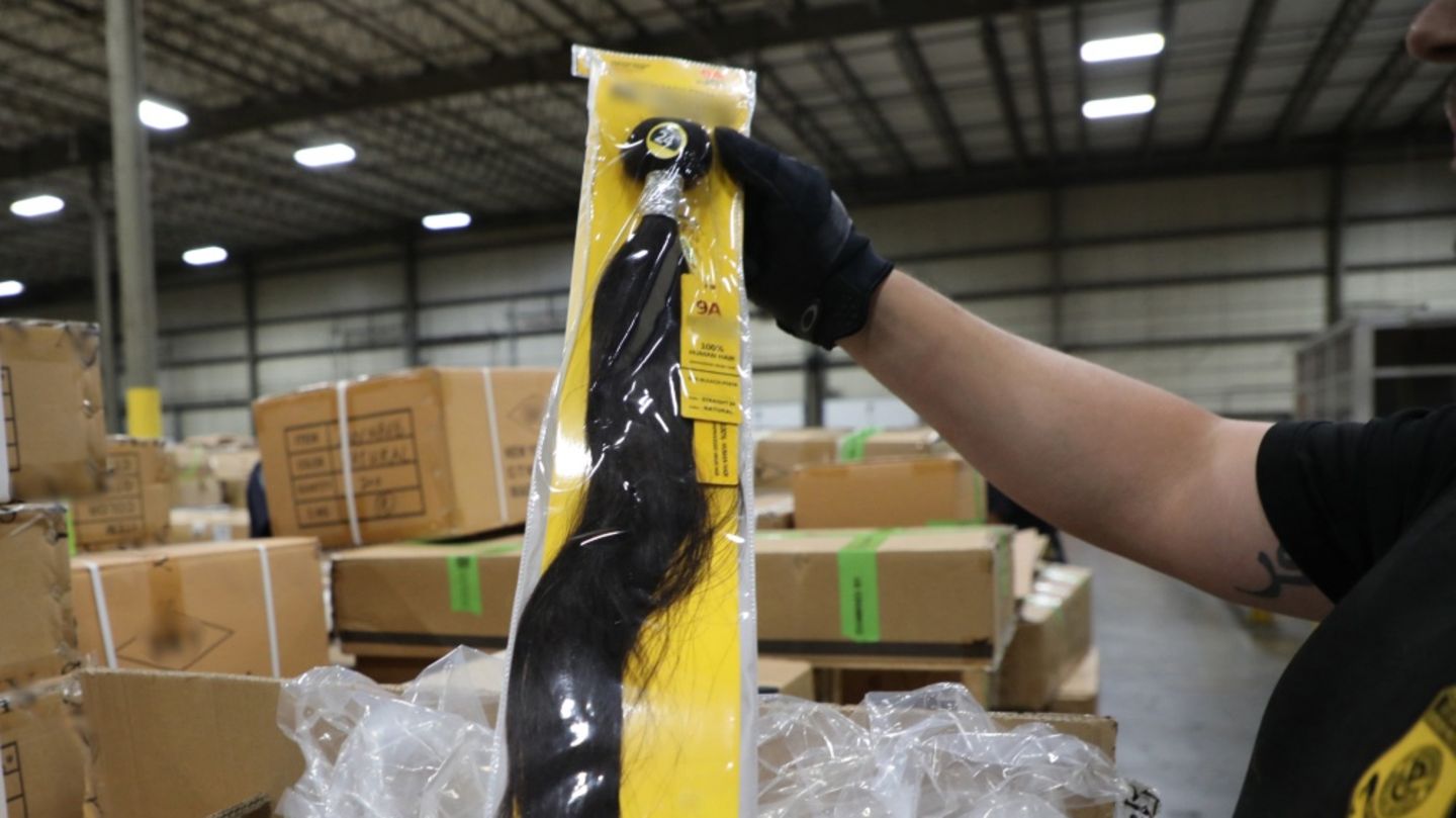 US-Zoll beschlagnahmt chinesische Produkte aus menschlichem Haar