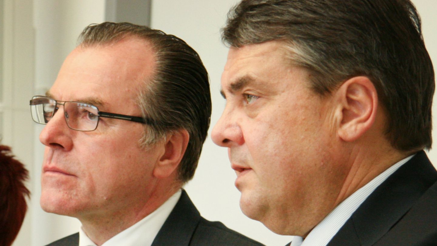 Clemens Tönnies und Sigmar Gabriel