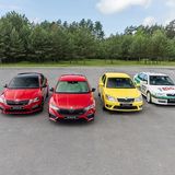 Vier Generationen Skoda Octavia RS