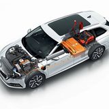 Der Skoda Octavia iV soll rein elektrisch bis zu 60 Kilometer weit kommen