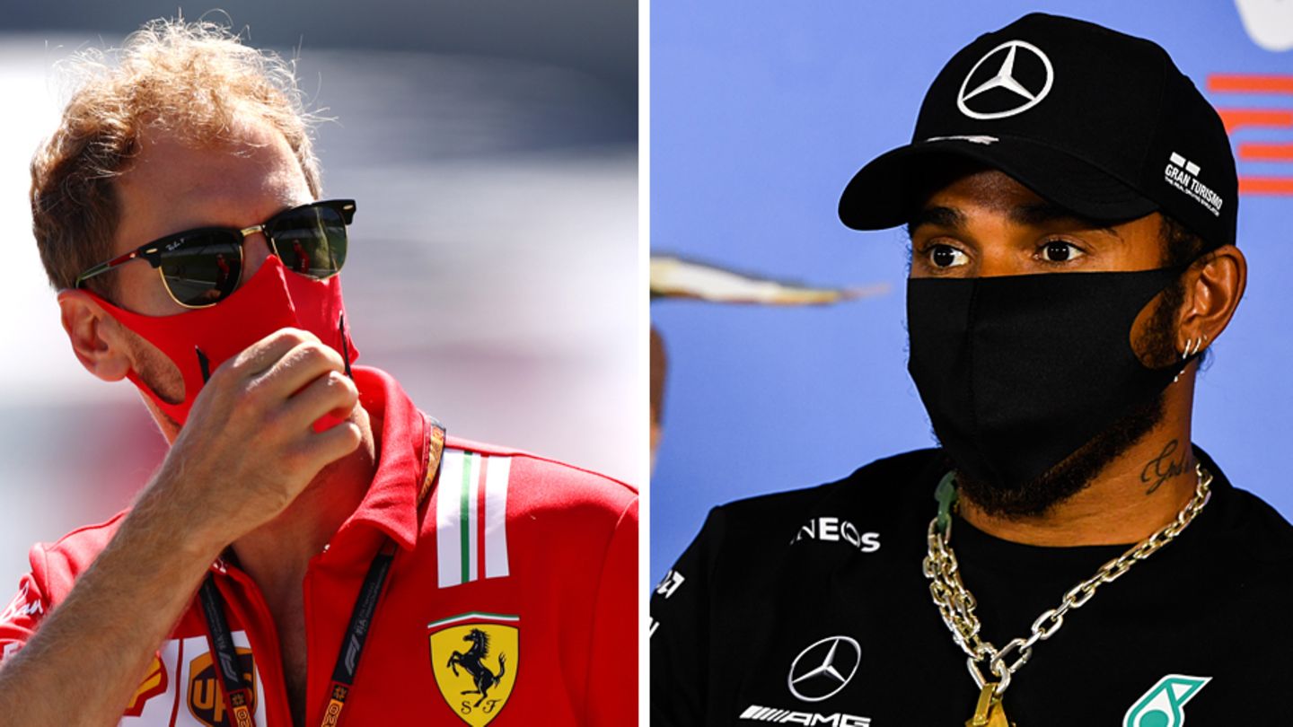 Sebastian Vettel und Lewis Hamilton